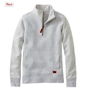L.L.Bean Women’s Quilted Quarter-Zip Pullover